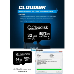 MicroSDHC da 32GB classe 10 U1 - Senza adattatore Cloudisk