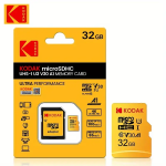 MicroSDHC da 32GB U1 Ultra Performance - Con adattatore Kodak