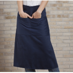 Grembiule lungo con 2 tasche 87x74 cm