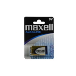 Pile 9volt Maxell 9V 6LR61 9V alcalina in pacco singolo