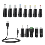 Alimentatore per notebook universale USB con diversi connettori