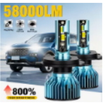 Lampadina auto H4 da oltre 50000 Lm