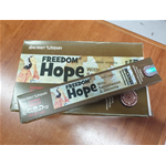 Incensi Freedom Hope, scatola da 15 stick lunghi 21 cm