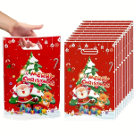 Buste a sacchetto in plastica 16x26 cm natalizi