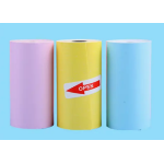 Rotoli carta termica adesiva colorata per mini stampante pacco da 3