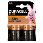 Pile stilo Duracell AA LR06 1.5V alcalina in pacco da 4 pezzi
