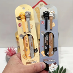 Penna gel Kawaii con design gattini in 4 colori diversi