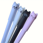 Penna gel cancellabile a tema gatto in 4 colori diversi