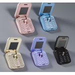 Telefono 2G pieghevole piccolo, non smartphone, dual SIM