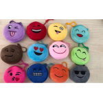 Portamonete in peluche con varie espressioni