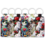 Portachiavi in tessuto e gomma e porta lipstick