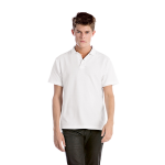 Maglietta Polo a maniche corte con stampa su petto e schiena