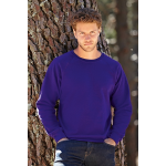 Felpa girocollo con stampa su petto e schiena